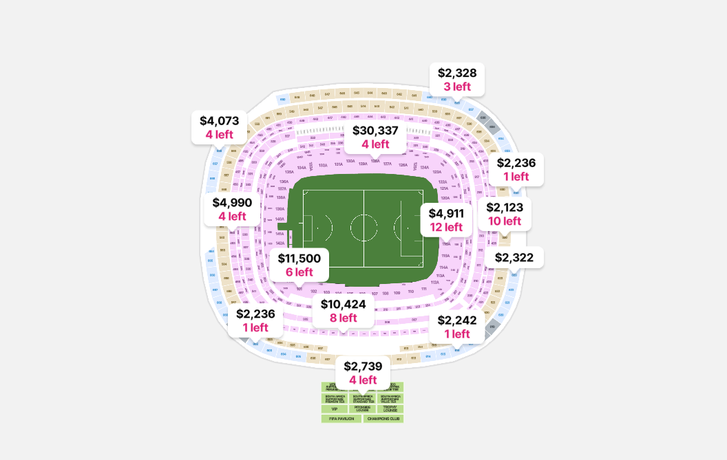 Mexico Vs South Africa Tickets